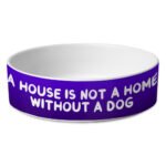 Dog Lover Pet Bowl - Themed Dog Bowl - Cute Pet Food Bowl