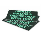 Funny Pet Food Mat - Printed Anti-Slip Pet Bowl Mat - Cool Pet Feeding Mat - Image 3