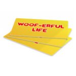 Woof Pet Food Mat - Funny Anti-Slip Pet Bowl Mat - Cool Pet Feeding Mat - Image 3