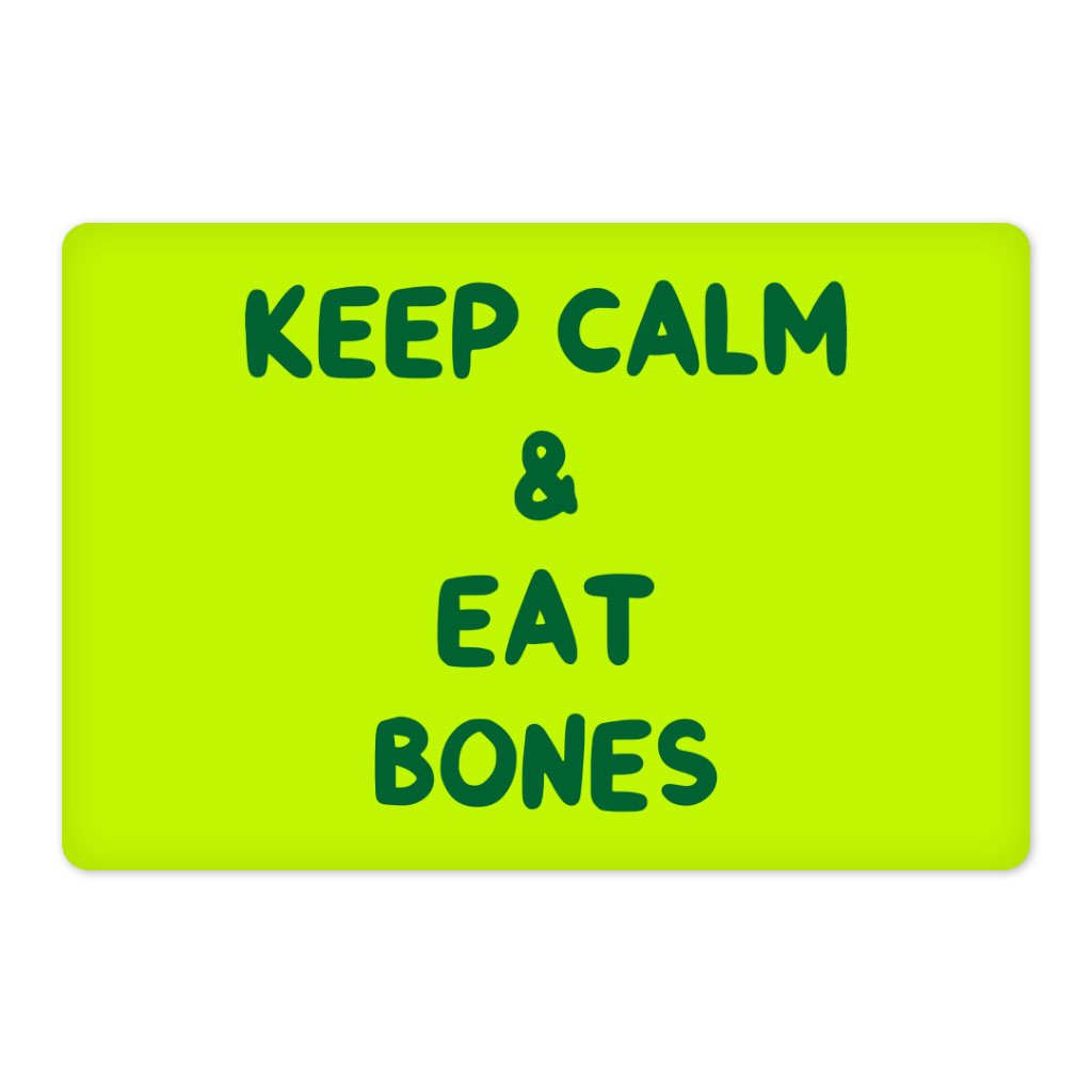 67571-25da25.jpeg Keep Calm Pet Food Mat - Trendy Anti-Slip Pet Bowl Mat - Printed Pet Feeding Mat - Image 1