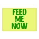 Feed Me Pet Food Mat - Cool Anti-Slip Pet Bowl Mat - Best Design Pet Feeding Mat