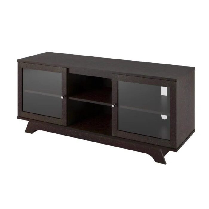 Elegant Espresso TV Stand - Image 3