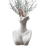 European Ceramic Face Vase - Image 2