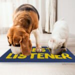 Listener Pet Food Mat - Funny Anti-Slip Pet Bowl Mat - Cool Pet Feeding Mat - Image 4