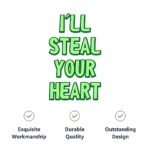 I'll Steal Your Heart Pet Bandana Collar - Art Print Scarf Collar - Word Design Dog Bandana - Image 8