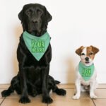 I'll Steal Your Heart Pet Bandana Collar - Art Print Scarf Collar - Word Design Dog Bandana - Image 9