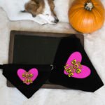 Happy Dog Happy Life Pet Bandana Collar - Phrase Scarf Collar - Art Print Dog Bandana - Image 7