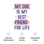 My Dog Is My Best Friend Pet Bandana Collar - Cute Scarf Collar - Art Dog Bandana - Image 10