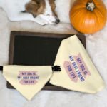 My Dog Is My Best Friend Pet Bandana Collar - Cute Scarf Collar - Art Dog Bandana - Image 7