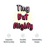 Tiny but Mighty Pet Bandana Collar - Art Scarf Collar - Word Art Dog Bandana - Image 10