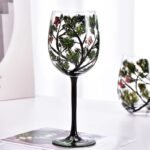 Enchanted Seasons Glass Goblet - Artistic Tree Design Wine Glass for Special Occasions - Image 4