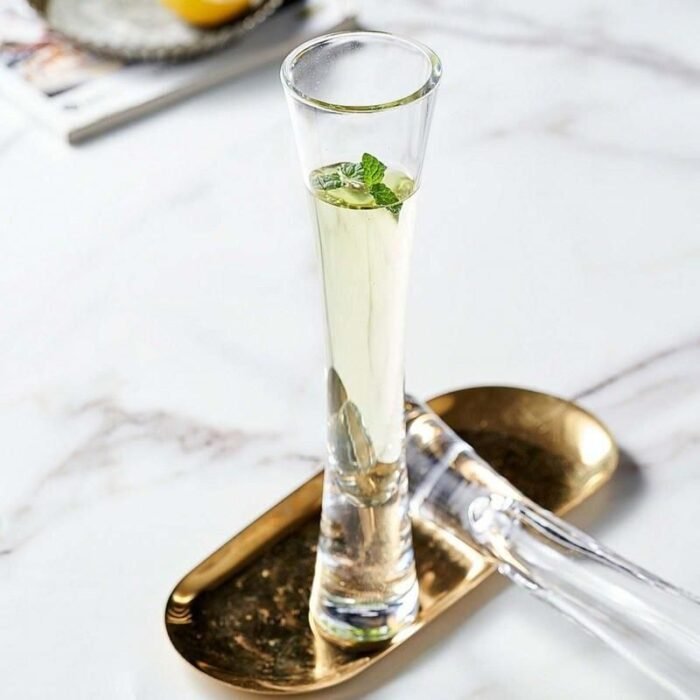 Ereganto Glitter Champagne Flutes - Elegant Bubble Wine Glasses for Celebrations and Daily Elegance - Image 6