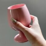 Minimalist Korean Ceramic Tall Cup – Elegant Home Drinkware, 300ml - Image 3