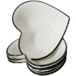 Chic Heart-Shaped Ceramic Plate - Image 6