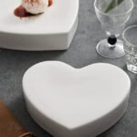 Heart-Shaped Ceramic Dining Plate - Image 2