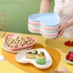 Love Heart Snack Plate Wheat Straw - Image 2