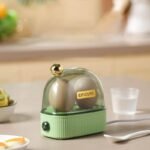 Compact 120W Multi-Function Electric Egg Boiler & Food Steamer