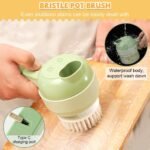 Electric 4-in-1 Vegetable Cutter & Garlic Masher - USB Rechargeable Kitchen Gadget - Image 6