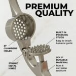 Kitchen Premium Garlic Press Easy to Squeeze - Image 5