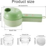Wireless 4-in-1 Handheld Electric Vegetable Chopper & Slicer - Image 6