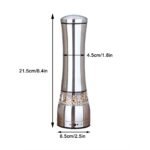 Stainless Steel Salt & Pepper Grinder Set - Image 4