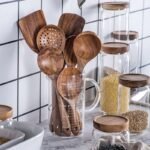 Eco-Friendly Acacia Wood Kitchen Utensils Set - Image 3