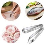 Professional Stainless Steel Fish Bone Tweezers Set, 2 Pcs - Image 5