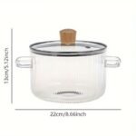 Versatile 1.6L Glass Cooking Pot - Image 5