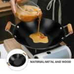 Versatile Stainless Steel Cooking Wok - Image 2