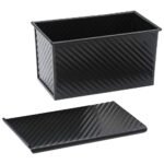 Versatile Non-Stick Carbon Steel Bread Loaf Baking Pan with Lid - Image 6