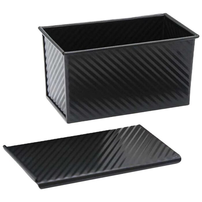Versatile Non-Stick Carbon Steel Bread Loaf Baking Pan with Lid - Image 6