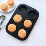 Deluxe Non-Stick Carbon Steel Muffin & Cupcake Baking Pan - 6/12 Cups, Oven and Microwave Safe - Image 3