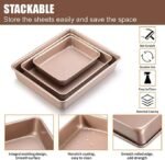 Gold Square Carbon Steel Baking Tray - Image 5