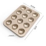 Versatile Non-Stick Carbon Steel Baking Pan for Chestnut Cakes, Cookies, and Cupcakes - Image 7