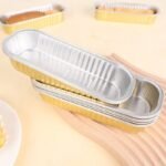 Gold Aluminum Foil Baking Tray for Air Fryer - Image 5
