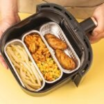 Gold Aluminum Foil Baking Tray for Air Fryer - Image 3