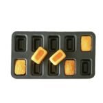 Versatile Japanese-Style 10-Piece Metal Cake Baking Tray Set - Image 2