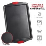 Deluxe Nonstick Carbon Steel 15-Piece Bakeware Set with Silicone Handles - Image 4