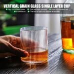 Versatile High Borosilicate Glass Cup - Heat-Resistant, Multi-Use Drinkware - Image 4