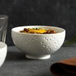 Elegant White Ceramic Rice Bowl Set - Image 3
