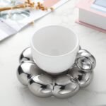 Sunflower Porcelain Teacup & Saucer Set - Eco-Friendly 200ml Home Drinkware for Breakfast & Teatime - Image 12