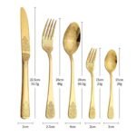 Elegant 5-Piece Golden Stainless Steel Cutlery Set - Image 7