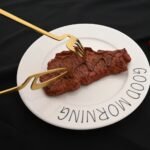 Elegant Matte Gold Stainless Steel Cutlery Set - Image 7