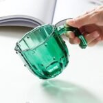 Cactus-Themed Stackable Glass Mug Set for Coffee, Tea & More - Image 4