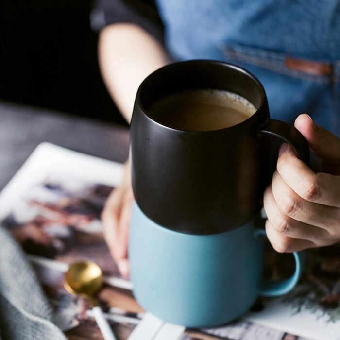 Elegant Nordic-Style Matte Ceramic Mug - Eco-Friendly Office & Home Beverage Cup - Image 6