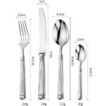 Luxury 18/10 Stainless Steel 4-Piece Cutlery Set - Image 4