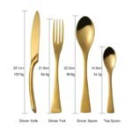 Luxurious 4/16-Piece Gold Plated Stainless Steel Cutlery Set - Image 7