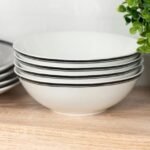 Elegant Black 16-Piece Ceramic Dinnerware Set - Image 6