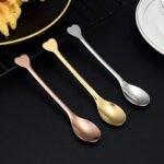 Stainless Steel Love Handle Coffee & Tea Spoon - Image 2
