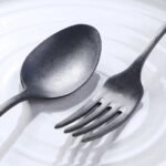 Luxury Matte Black Stainless Steel Cutlery Set - Image 5